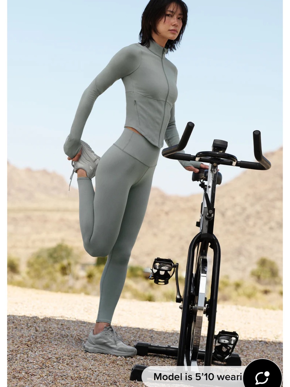 ALO Yoga High-Rise Leggings in Graphite Grey - Picture 2 of 4